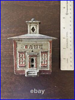 1870's J &E Cupola Cast Iron Bank