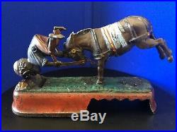 1879 Original Always Did Spise a Mule, Cast Iron Mechanical Bank