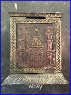 1882 Kyser & Rex Arabian Safe Cast Iron Bank- Working Lock with Key