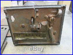1886 Cast Iron Stump Speaker Mechanical Bank For Parts No Reserve