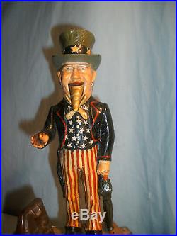 1886 VINTAGE UNCLE SAM COIN BANK, NOT A REPRODUCTION, AN ORIGINAL