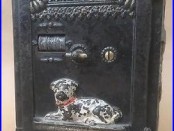 1890 Steven Cast Iron Mechanical Safe Bank Watch Dog SEEN ON STORAGE WARS IV001