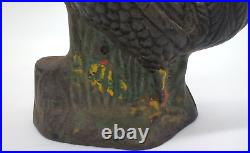 1890s Kyser and Rex Mechanical Cast Iron Rooster Coin Bank
