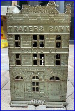 1891 Antique Die-cast iron Traders Bank (Yonge & Colborne Sts.)
