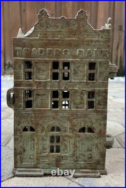 1891 Antique Die-cast iron Traders Bank (Yonge & Colborne Sts.)