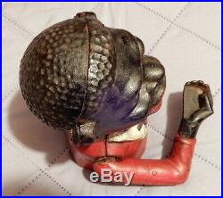 1892 cast-Iron Jolly Mechanical Bank, perfect cond, with at least 95% orig. Paint
