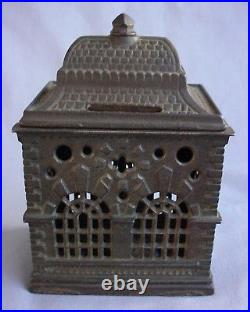 1896 Home Savings Bank Gothic Ornate Roof Cast Iron