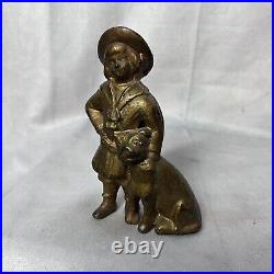1900s Cast Iron Buster Brown Bank