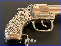 1909 Richard Elliott Cast Iron Gun Pistol Mechanical Bank Toy