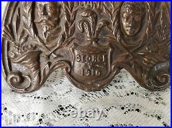 1910 Royal Bank Cast Iron Still Bank King George V Chamberlin & Hill England
