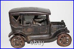 1920's Arcade Cast Iron Model T Ford Bank, Original
