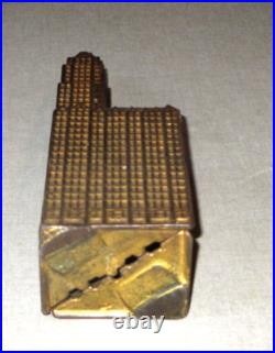 1920's Kenton Cast Iron Toys- Still Bank- Woolworth Building-8 Org Antique Toy