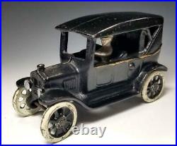 1923 Rare ARCADE Cast Iron Ford Model T TOURING CAR Still BANK