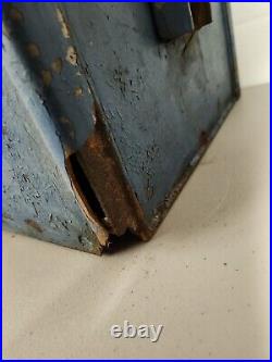 1930 Cast Iron US Mailbox Letter Drop Hebert Manufacturing Company Franklin NH