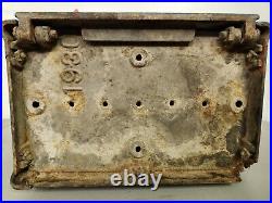 1930 Cast Iron US Mailbox Letter Drop Hebert Manufacturing Company Franklin NH
