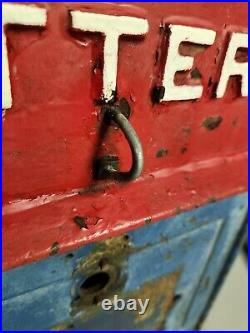 1930 Cast Iron US Mailbox Letter Drop Hebert Manufacturing Company Franklin NH