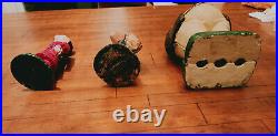 1930's Antique Collectible Cast Iron Popeye, Olive, and Wimpy Banks
