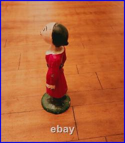 1930's Antique Collectible Cast Iron Popeye, Olive, and Wimpy Banks