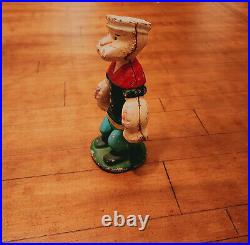 1930's Antique Collectible Cast Iron Popeye, Olive, and Wimpy Banks