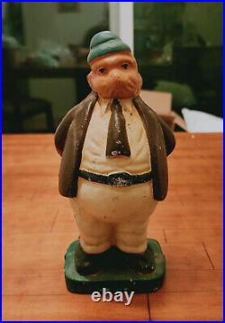 1930's Antique Collectible Cast Iron Popeye, Olive, and Wimpy Banks