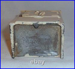 1932 Arcade Toy Cast Iron Kelvinator Refrigerator Still Penny Bank Cream Colored 1932 Arcade Toy Cast Iron Kelvinator Refrigerator Still Penny Bank Cream Colored