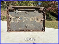 1940 Carlisle Foundry Cast Iron US Mailbox Letter Drop