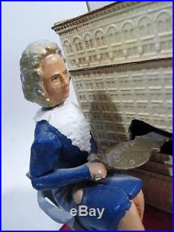 1963 Mary Roebling Trenton Trust Cast Iron Mechanical Bank #131 of 200