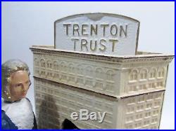 1963 Mary Roebling Trenton Trust Cast Iron Mechanical Bank #131 of 200