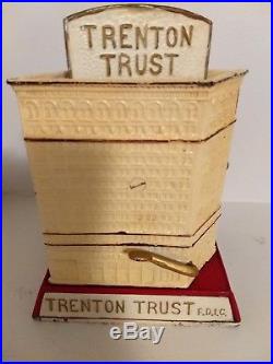 1963 Mary Roebling Trenton Trust Cast Iron Mechanical Bank #200 of 200