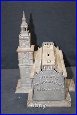 1976 Large Cast Iron Bank A High Quality Reproduction Independence Hall