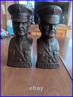 2 General Pershing Cast Iron Banks From WW1. Very Good Condition 2 General Pershing Cast Iron Banks From WW1. Very Good Condition