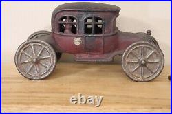 4 Passenger Auto cast iron still bank circa 1912-1931