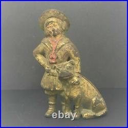 AC Williams Antique 1920 s Still Bank Buster Brown & Tige Cast Iron