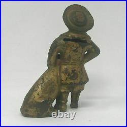 AC Williams Antique 1920 s Still Bank Buster Brown & Tige Cast Iron