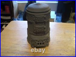 ANTIQAUE CAST IRON STILL BANK C LATE 1800's ABENDROTH BROTHERS N. Y. GEM STOVE