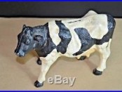 ANTIQUE CAST IRON COW STILL BANK vintage NR Farm found at Estate Auction in PA