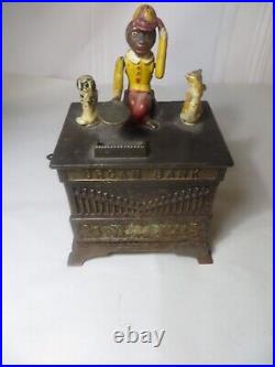 ANTIQUE CAST IRON ORGAN BANK MECHANICAL BANK BY Kyser & Rex c. 1882