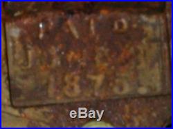 ANTIQUE MAGIC BANK, J&E Stevens Co, Cast Iron Mechanical, 1800s, as is cond