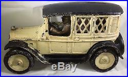 ARCADE Black & White Cab Bank Cast Iron 1920's Hubley Kenton