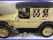 ARCADE Black & White Cab Bank Cast Iron 1920