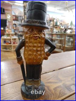 Antique 11 Planters Mr. Peanut Cast Iron Bank WithPainted Antique Finish 6 LBS Antique 11 Planters Mr. Peanut Cast Iron Bank WithPainted Antique Finish 6 LBS