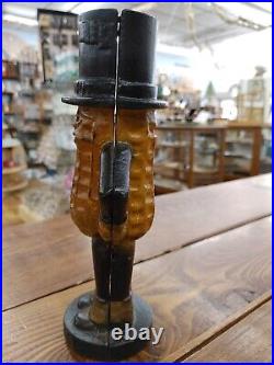 Antique 11 Planters Mr. Peanut Cast Iron Bank WithPainted Antique Finish 6 LBS Antique 11 Planters Mr. Peanut Cast Iron Bank WithPainted Antique Finish 6 LBS