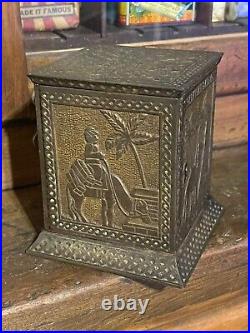 Antique 1880's Kyser & Rex ARABIAN Safe / Cast Iron Bank NO KEY