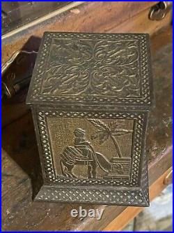Antique 1880's Kyser & Rex ARABIAN Safe / Cast Iron Bank NO KEY
