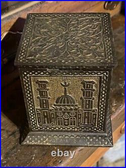 Antique 1880's Kyser & Rex ARABIAN Safe / Cast Iron Bank NO KEY