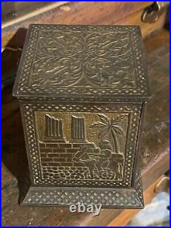 Antique 1880's Kyser & Rex ARABIAN Safe / Cast Iron Bank NO KEY