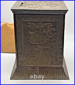 Antique 1882 Kyser & Rex Japanese Safe Cast Iron Still Bank-1646.24