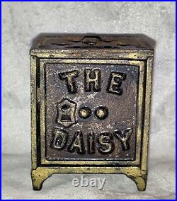 Antique 1890's Shimer Toy Co. The Daisy Safe Still Penny Bank
