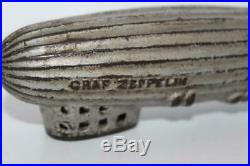 Antique 1920s AC WILLIAMS Cast Iron Orig Graf Zeppelin Still BANK 6.75 (1974)
