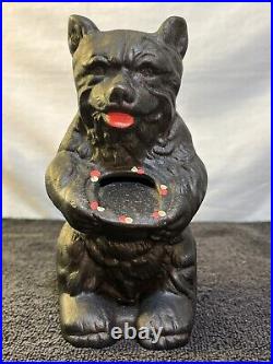 Antique 1930's Hubley Cast Iron Honey Bear Still Bank